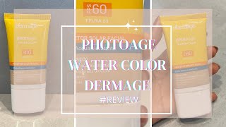 REVIEW  PHOTOAGE WATER COLOR  EFEITO ACQUA HIDRATANTE  DERMAGE [upl. by Janeen]