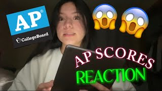 AP SCORES REACTION 💀💀 [upl. by Nivle933]