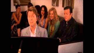 David Bowie and Ricky Gervais  quotChubby Little Loserquot from Extras AUDIO EDIT ONLY [upl. by Nadual]