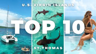 ST THOMAS TOP 10 things to do US VIRGIN ISLANDS  2024 [upl. by Anavahs527]