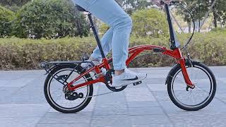 DAHON CURL i4 commuting with easy storage  16 inch folding bike [upl. by Gerg]