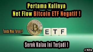 Bitcoin Update 🚨 Bitcoin ETF Negatif Sinyal Untuk Turun Prediksi Analisis market Crypro Hari Ini [upl. by Pestana]