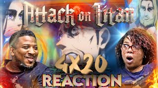 Attack On Titan 4x20 quotMemories Of The Futurequot REACTION [upl. by Nolyarg880]