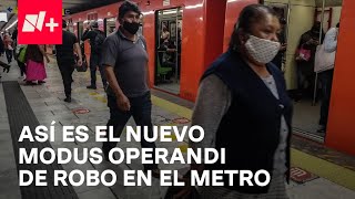 Usuarios del Metro CDMX denuncian nuevo modus operandi de robo  Despierta [upl. by Zildjian45]