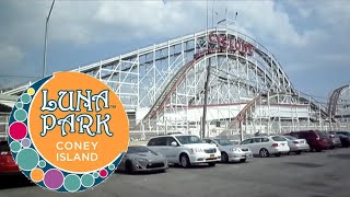 Coney Island Tour and Review Cyclone  Denos Wonder Wheel [upl. by Znieh537]