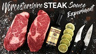 Sous Vide WORCESTERSHIRE SAUCE Steaks Experiment  Sous Vide Everything [upl. by Valerye109]