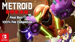 Metroid Dread Final Boss  Ending 100 File Completion on Normal [upl. by Nwahsd226]