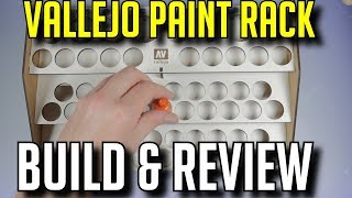 Vallejo Paint Rack Unboxing Build Review [upl. by Akalam308]