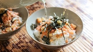 Ochazuke Recipe  Japanese Cooking 101 [upl. by Kciredec]