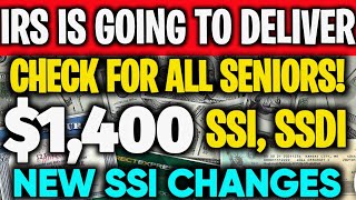 IRS IS GOING TO DELIVER 1400 CHECK FOR ALL SENIORS 3 HUGE CHANGES COMING SOON FOR SOCIAL SECURITY [upl. by Yaras]