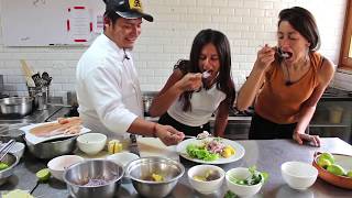 How to make ceviche taught by a real Peruvian chef [upl. by Swane]