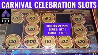 NICE WINS  DRAGON LINK SLOTSHAPPY AND PROSPEROUS  CARNIVAL CELEBRATION Cruise 7 of 11 [upl. by Nimajaneb425]