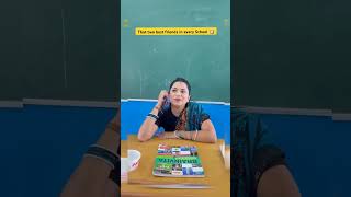 Har school me aise 2 teacher jarur hoti hai schoollife teacher shorts funny youtubeshorts [upl. by Zahc]