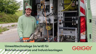 Ausbildung zum Umwelttechnologen mwd für Rohrleitungsnetze und Industrieanlagen [upl. by Hatch384]