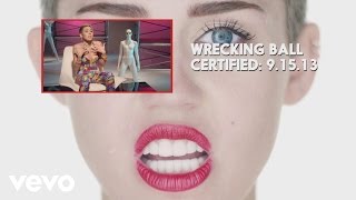 VEVOCertified Pt 4 Wrecking Ball Miley Commentary [upl. by Alol176]