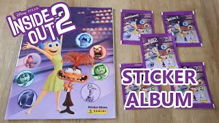 Disney Pixar Inside Out 2 Sticker Album Starter Pack with 31 Stickers  Opening [upl. by Schwenk]