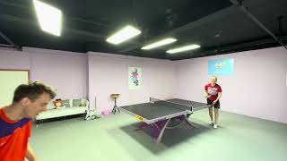 Hynek vs Henry Table Tennis [upl. by Yssirhc]