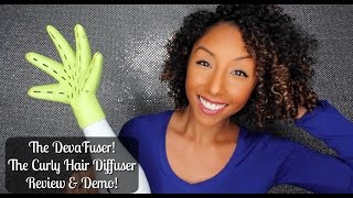 The DevaFuser The Curly Hair Diffuser Review amp Demo  BiancaReneeToday [upl. by Vinni]