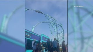 Family details terrifying experience on SeaWorld San Diegos Electric Eel rollercoaster [upl. by Wie21]