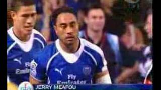 Hong Kong Sevens 2007  Fiji Vs Samoa  4th try Jerry Meafou [upl. by Enelyahs]