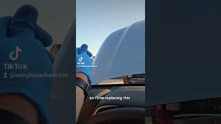 2024 Toyota Highlander windshield replacement with 1588 miles new toyota car suv broken glass [upl. by Nisen]