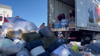 Northeastern Wisconsinites fill five semi trailers full of supplies for western North Carolina [upl. by Iruyas]