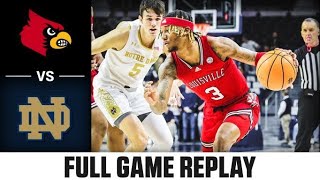 Louisville vs Notre Dame Full Game Replay  202223 ACC Men’s Basketball [upl. by Fesoj]