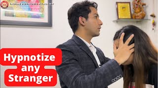 How to Hypnotize any Stranger  Fast Hypnosis Technique by Tarun Malik Clinical Psychologist [upl. by Kendal]