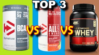 ¿Es mejor tomar Proteínas o Aminoácidos Top 3 Aminoácidos BCAA Esenciales y Whey Protein [upl. by Joette]