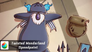 Speed Paint ✦ Twisted Wonderland Grim [upl. by Nefets407]