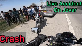 Hayabusa Vs Triumph Speed Triple 1200 Top Speed  Live Accident [upl. by Bil]