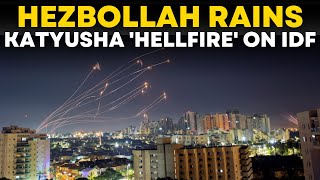 IsraelHezbollah War LIVE 100 Hezbollah Rocket Launchers Hit  Lebanon Strike LIVE  Israel News [upl. by Maurene]