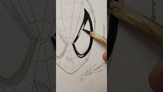 lineart spiderman nanquim desenho homemaranha [upl. by Xuaeb]