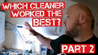 HEATING SYSTEM CLEANER Which was BEST PART 2  Mains Water Flush [upl. by Naitsihc]