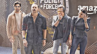 Sidharth Malhotra Shilpa Shetty Vivek Oberoi and Rohit Shetty Entry at Indian Police Force Trailer [upl. by Anerev868]