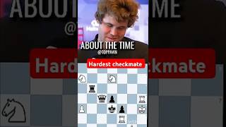 magnus carlsen solve hardest checkmatepuzzle magnuscarlsen shorts [upl. by Adehsor306]