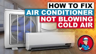 How to Fix Air Conditioner Not Blowing Cold Air  HVAC Training 101 [upl. by Goebel]