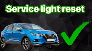 Nissan Qashqai 2019 service light reset [upl. by Rogerg]