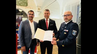 🚒 145 Jahre Freiwillige Feuerwehr Pasewalk – Landrat Michael Sack gratuliert 💪👏 [upl. by Radec947]