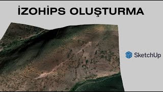 SketchUp üzerinden basit izohips oluşturma [upl. by Dyann]