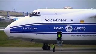 ANTONOV AN124 Cold start and Take off [upl. by Ovida]