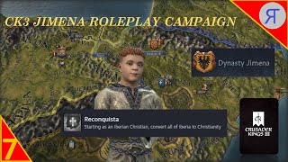 JIMENA RECONQUISTA CK3 Roleplay Campaign Ep7 [upl. by Amzu]