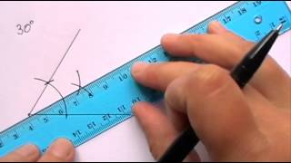 Constructing an Angle of 30 degrees [upl. by Ettezzus534]