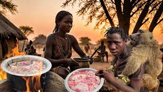 Hadzabe Tribes Shocking Baboon Hunting TRADITION Revealed [upl. by Alessandra]