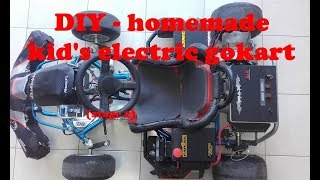 Electric go kart  homemade DIY build part 2 [upl. by Atat]