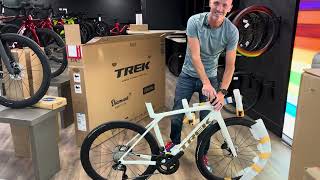 Unboxing Gen8 Trek Madone SLR7 Era White [upl. by Anawal350]