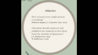 What does didactics mean Part 1 [upl. by Robinett429]