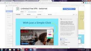 Unlimited Free VPN  betternet Install Crome [upl. by Peednus]