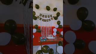 Birthday decoration ideas at home trendingdecorationshortsbeautifulsong [upl. by Aneleairam961]