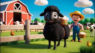 quotBaa Baa Black Sheep Nursery Rhyme Fun Farm Animals Song for Kidsquot [upl. by Thais]